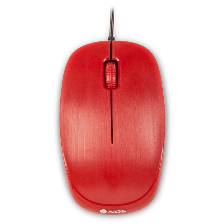 NGS Flame ratón Mano derecha USB tipo A Óptico 1000 DPI