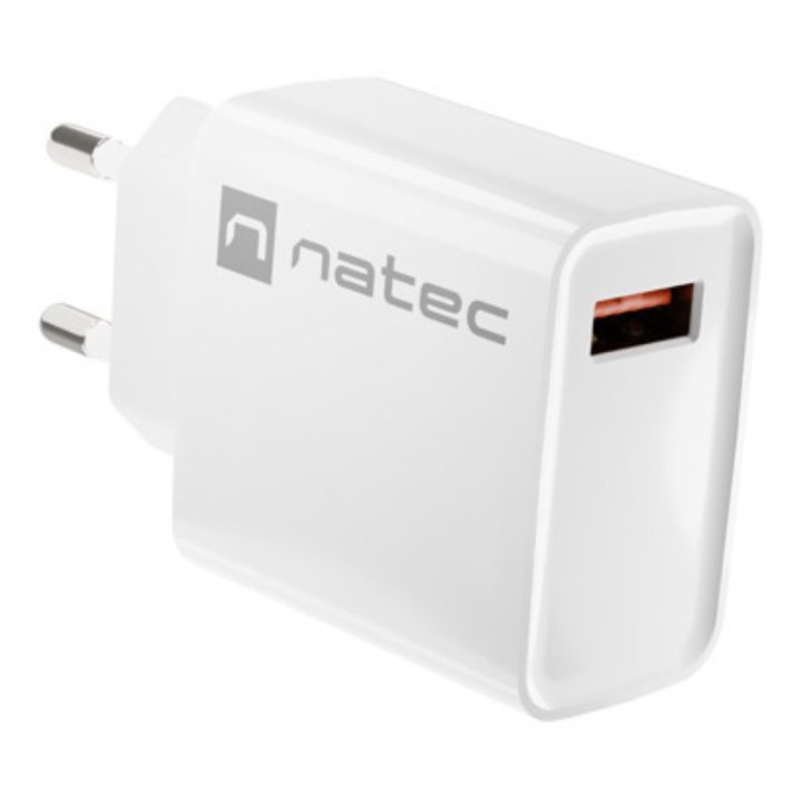 Natec RIBERA Universal Blanco Corriente alterna Carga rápida Interior…