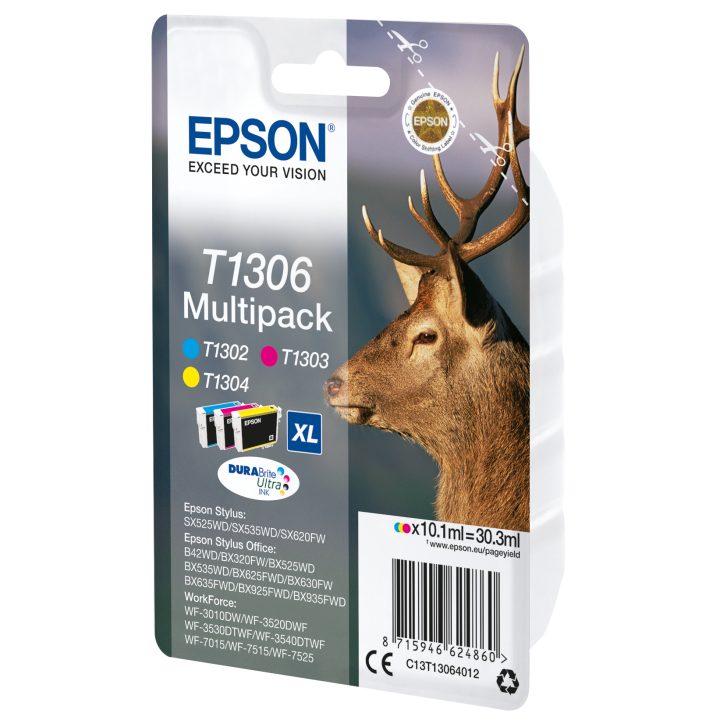 Epson Stag Tinta multipack 3 cores T1306 DURABrite Ultra Ciervo