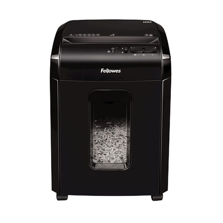 Fellowes Powershred 10M Micro-Cut Paper Shredder Black