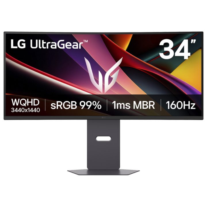 LG 34G600A-B 34" UWQHD 160 Hz VA curvo
