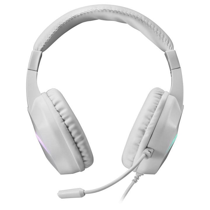 Mars Gaming MH122 Blanco, Cascos Gaming FRGB Over Ear con Micrófono…