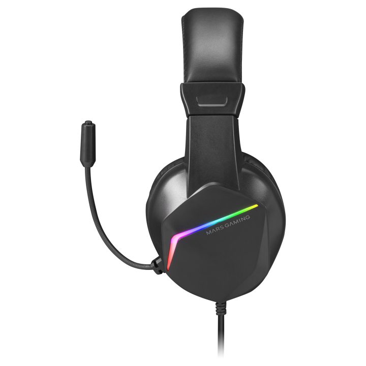 Mars Gaming MH122 Blanco, Cascos Gaming FRGB Over Ear con Micrófono…