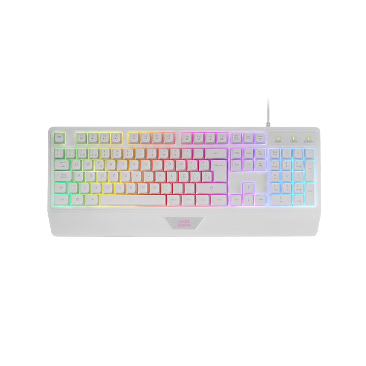 Mars Gaming MCP124, Combo Gaming 3en1, Teclado Ergonómico H-Mech LED…