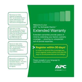 APC Service Pack 3 Year Extended Warranty 3 año(s)