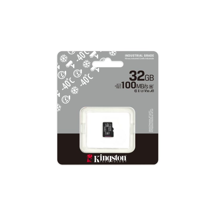 Kingston Technology Tarjeta 8GB microSDHC Industrial C10 A1 pSLC…