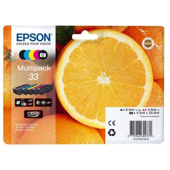 Epson Oranges Tinta multipack 5 colores 33 Claria Premium Naranjas