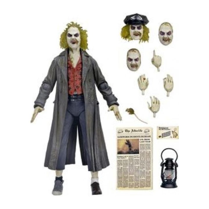 NECA Ultimate Beetlejuice Tour Guide The Bio-Exorcist Scale Action…