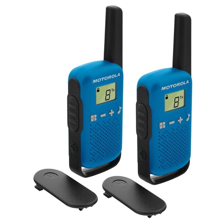 Motorola TALKABOUT T42 two-way radios 16 channels Black, Blue