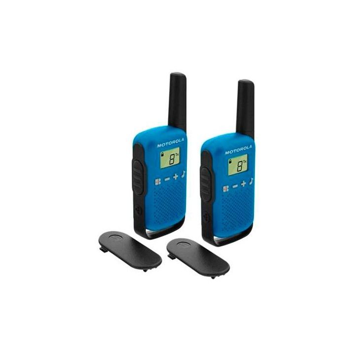 Motorola TALKABOUT T42 two-way radios 16 canales Negro, Azul