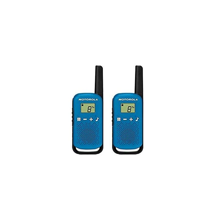 Motorola TALKABOUT T42 two-way radios 16 canales Negro, Azul