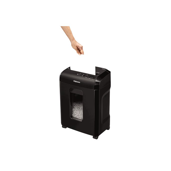 Fellowes Powershred 10M Micro-Cut Paper Shredder Black