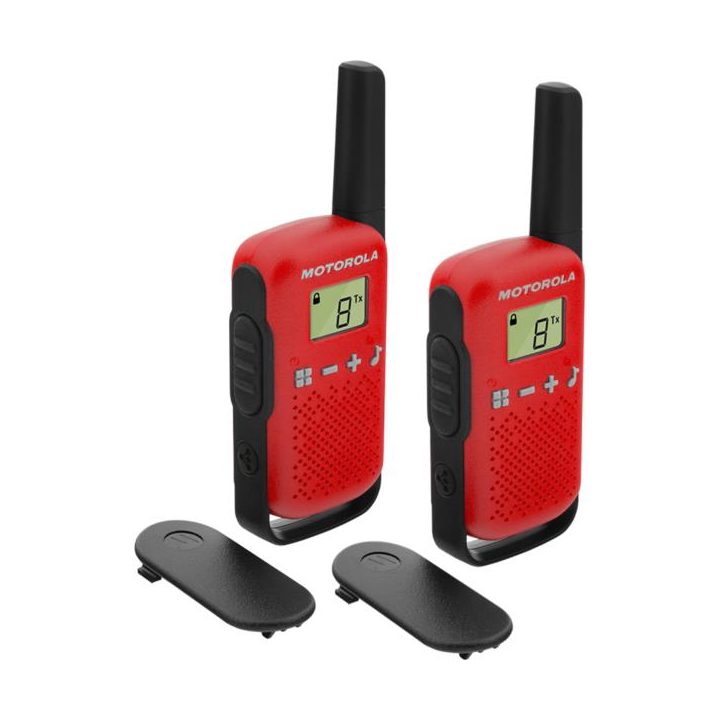 Motorola TALKABOUT T42 two-way radios 16 channels Black, Blue