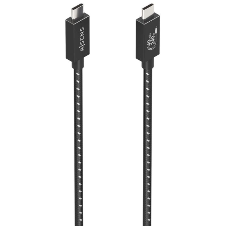 AISENS Cable USB4 Gen3x2 Aluminio 40Gbps 8K@60Hz 5A 48V 240W E-Mark…
