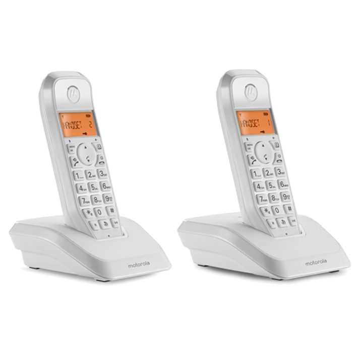 Motorola S12 Duo DECT Phone Caller ID White