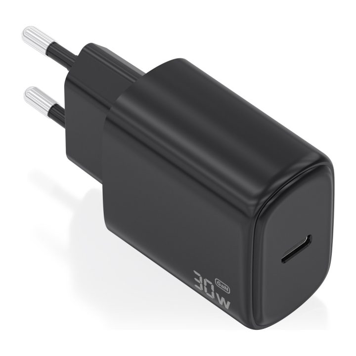 AISENS GaN Charger 30W, 1xUSB-C PD3.0, White