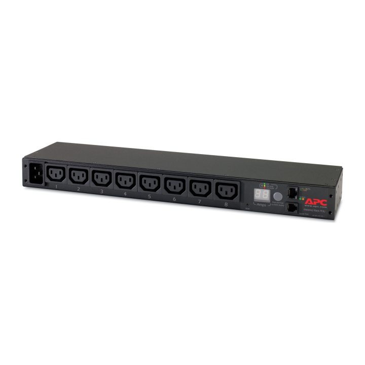 APC AP7821B Power Distribution Unit (PDU) 8 AC Outlets 0U/1U Black
