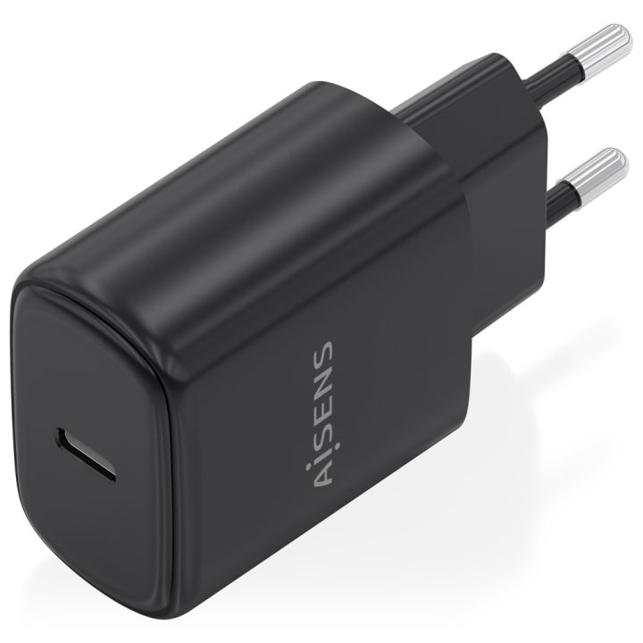 AISENS GaN Charger 30W, 1xUSB-C PD3.0, White