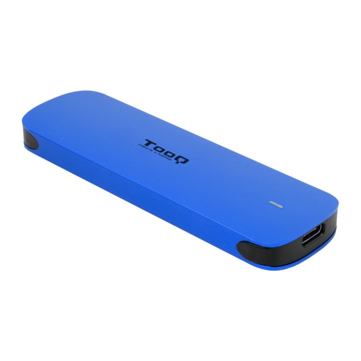 TooQ External Enclosure for M.2 NVMe SSD, Blue