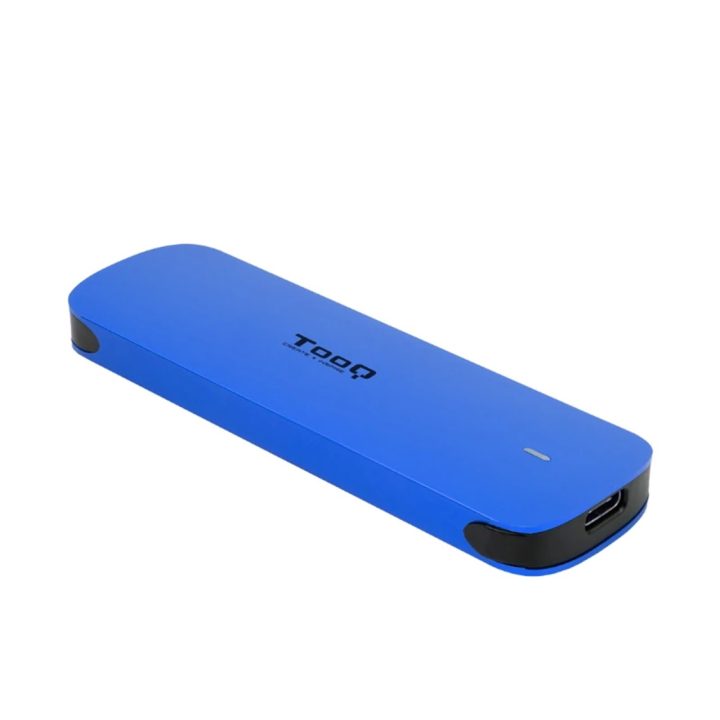 TooQ External Enclosure for M.2 NVMe SSD, Blue