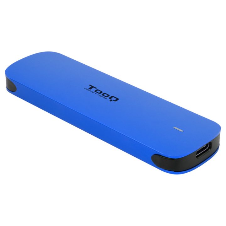 TooQ Caixa externa para SSD M.2 NVMe, Azul