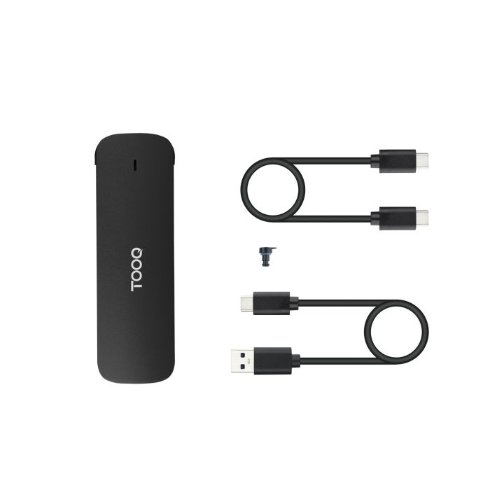 TooQ Caja externa para SSD M.2 NVMe, Azul