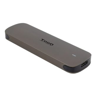 TooQ External Enclosure for M.2 NGFF SSD, Brown