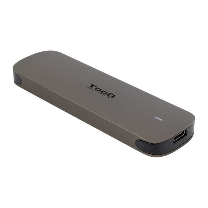TooQ External Enclosure for M.2 NGFF SSD, Brown