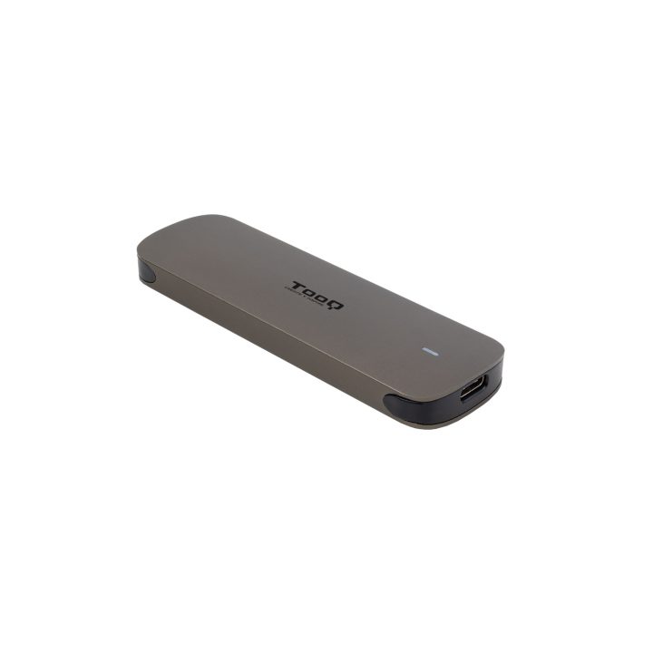 TooQ External Enclosure for M.2 NGFF SSD, Brown