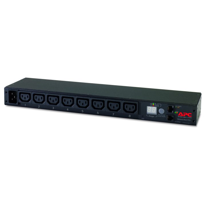 APC AP7821B Power Distribution Unit (PDU) 8 AC Outlets 0U/1U Black