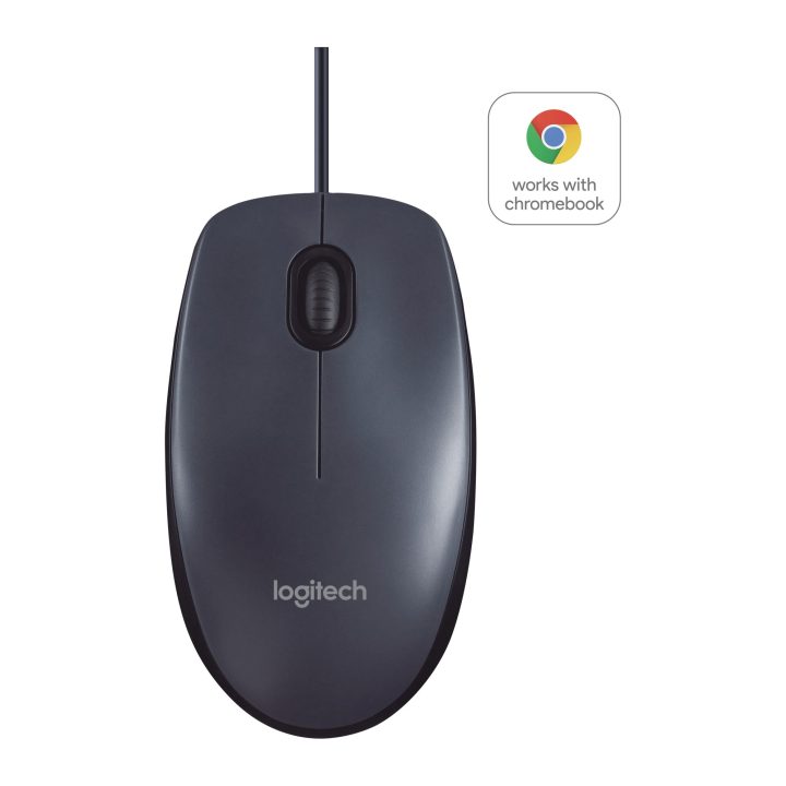 Logitech B100 rato de escritório ambidestro USB tipo A óptico 800 DPI
