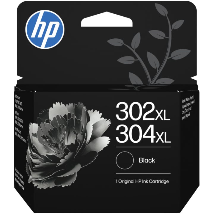 HP Original Ink Cartridge 302XL/304XL Black