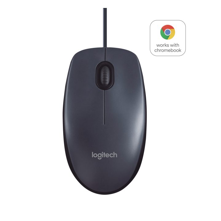 Logitech B100 rato de escritório ambidestro USB tipo A óptico 800 DPI