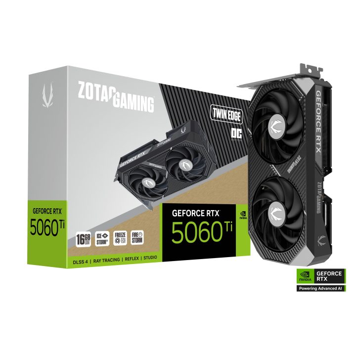 ZOTAC RTX 5060TI 16GB Twin Edge OC GDDR7 Graphics Card…