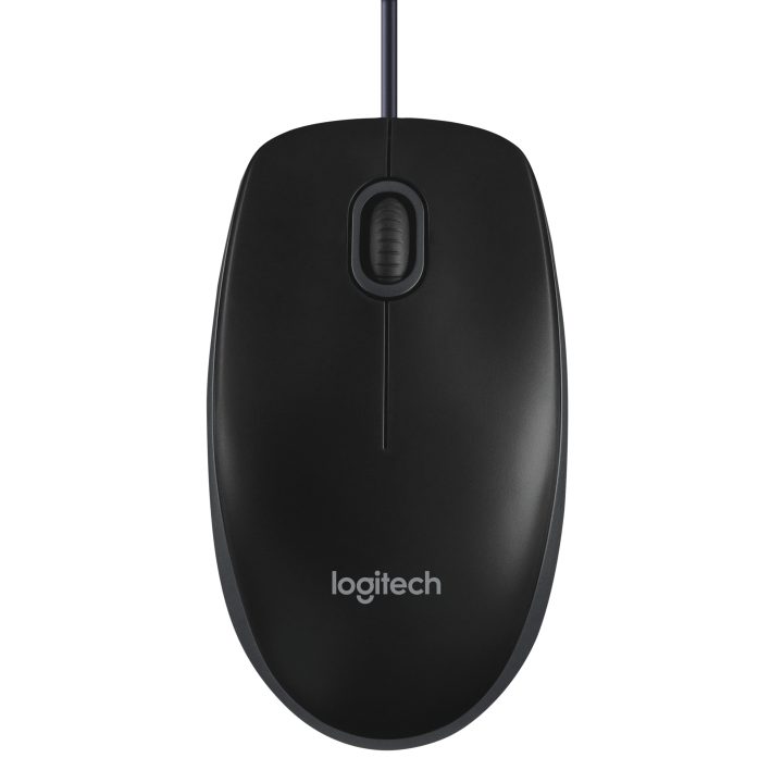 Logitech B100 rato de escritório ambidestro USB tipo A óptico 800 DPI