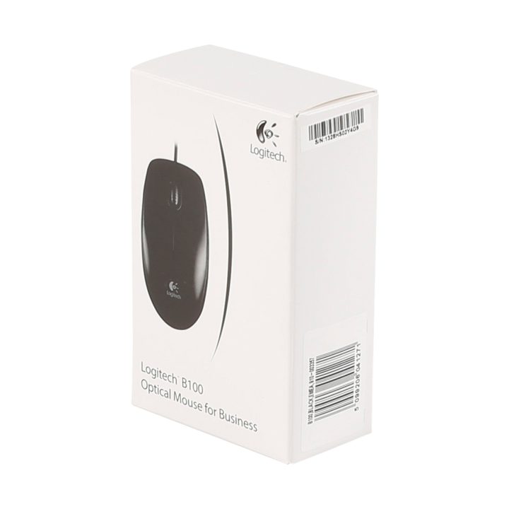 Logitech B100 ratón Oficina Ambidextro USB tipo A Óptico 800 DPI