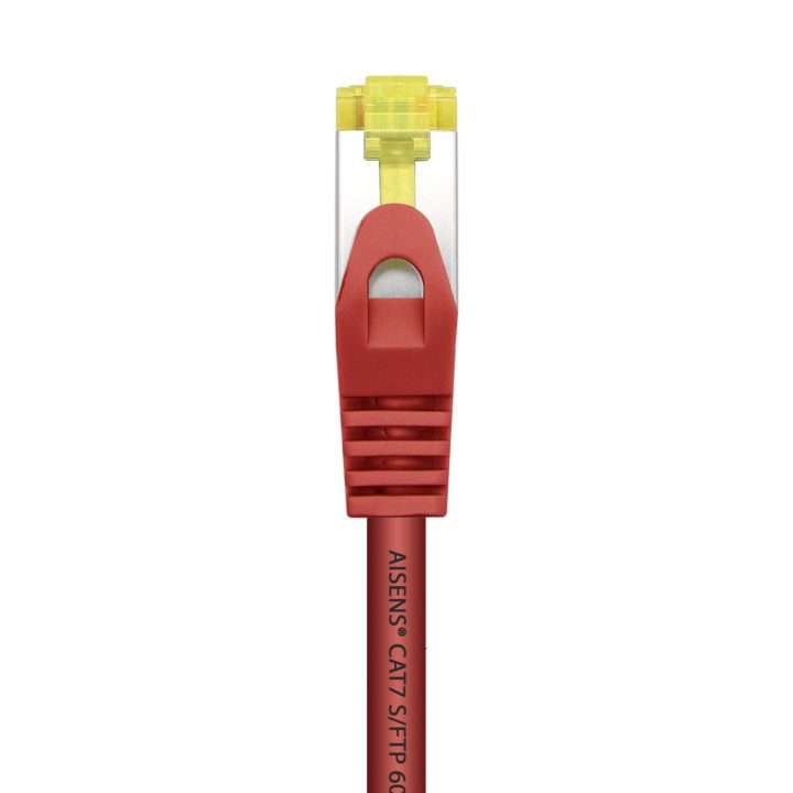 AISENS RJ45 Patch Cable LSZH Cat.7 600 MHz S/FTP PIMF AWG26, Yellow…