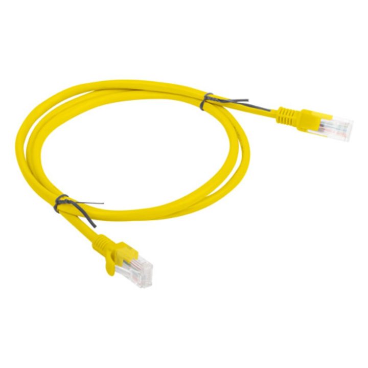 Lanberg Cat.6 UTP Patch Cable 1m Yellow Fluke Passed…