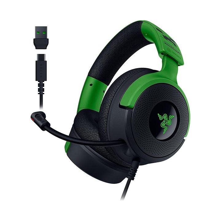 Razer Kraken V4 X Minecraft edit. auscultadores com fio