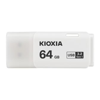 KIOXIA 64GB U301 White USB 3.2 Flash Drive (LU301W064GG4)