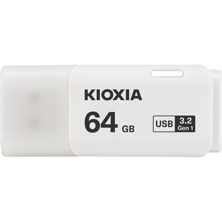 KIOXIA 64GB U301 White USB 3.2 Flash Drive (LU301W064GG4)