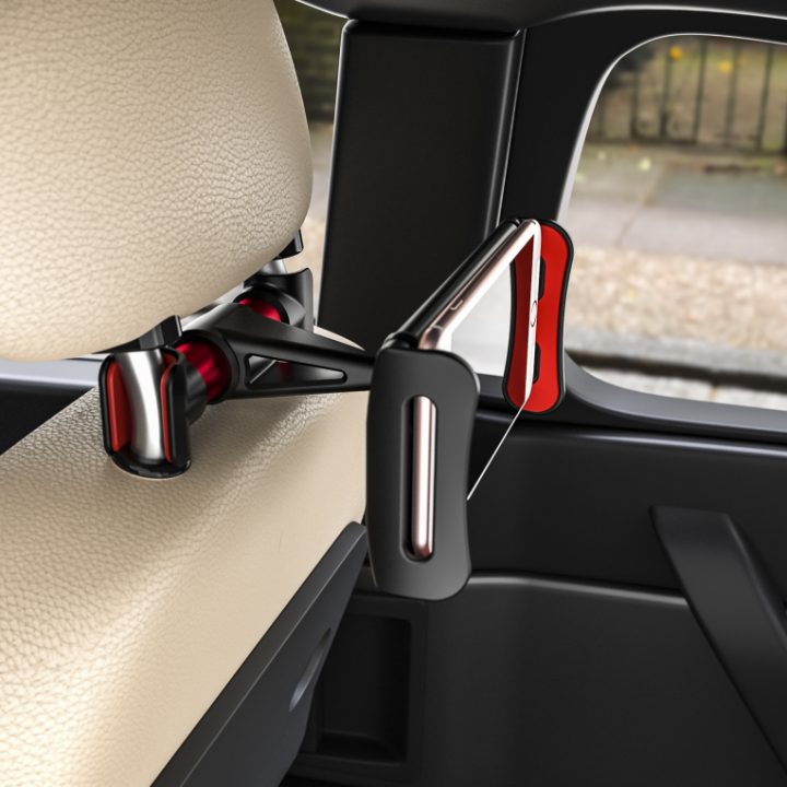 AISENS Adjustable Car Headrest Mount (1 Pivot) for Phone / Tablet…