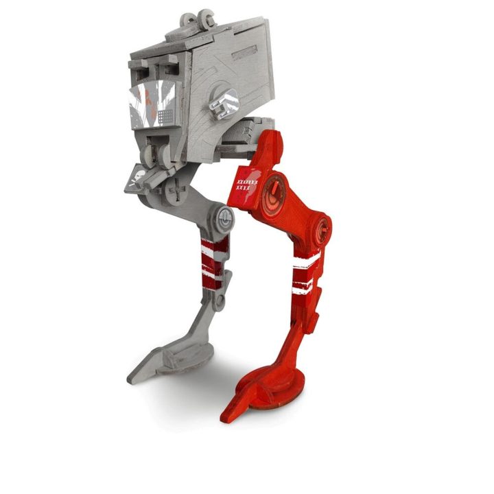 Replica madera para pintar woodwork star wars at-st walker imperial