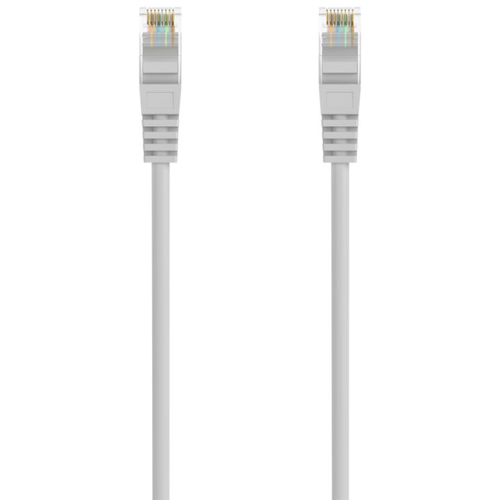 AISENS Cat.6A 500 MHz UTP AWG24 LSZH RJ45 Patch Cable, Gray, 30CM