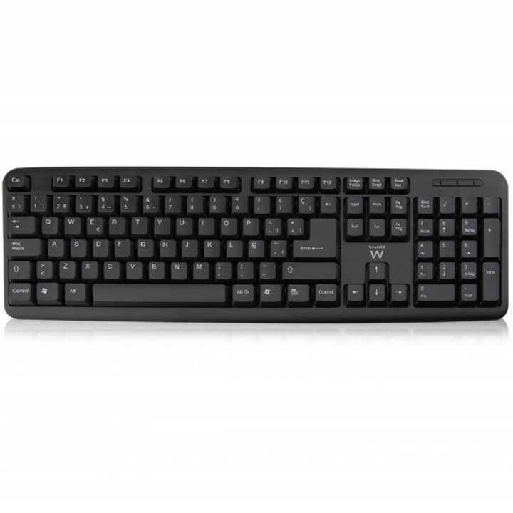 Ewent EW3109 teclado Universal USB QWERTY Español Negro