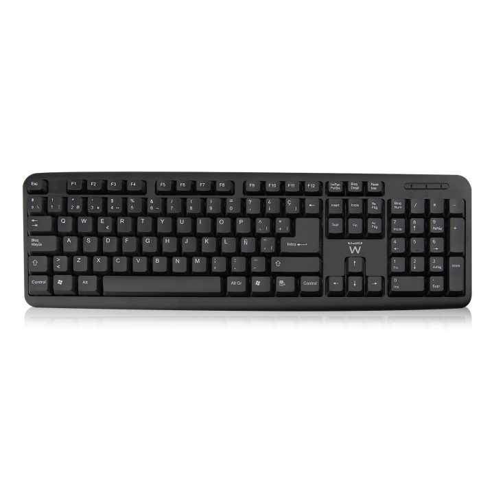 Ewent EW3109 teclado Universal USB QWERTY Español Preto