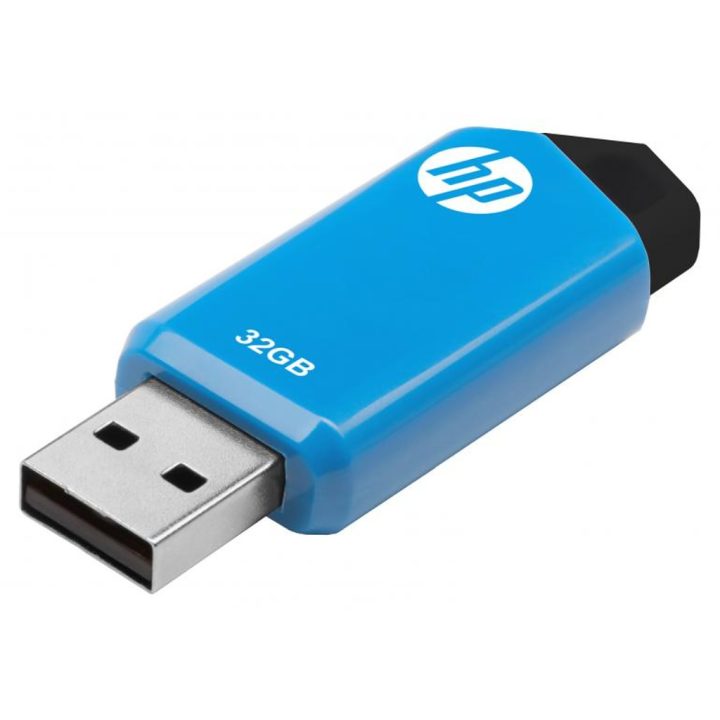HP v150w USB flash drive 32 GB USB Type-A 2.0 Black, Blue