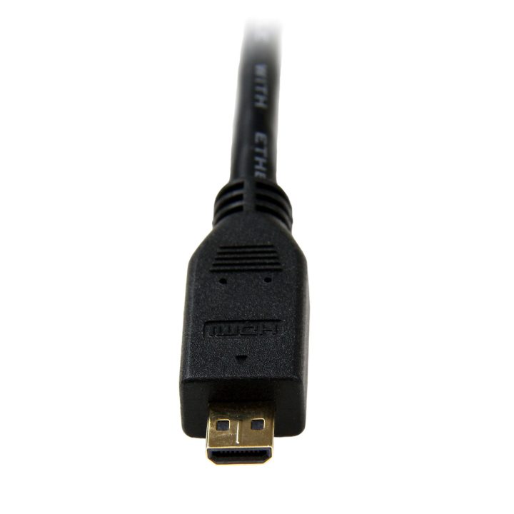 StarTech.com Cable de 50cm Micro HDMI a HDMI con Ethernet - Vídeo de…