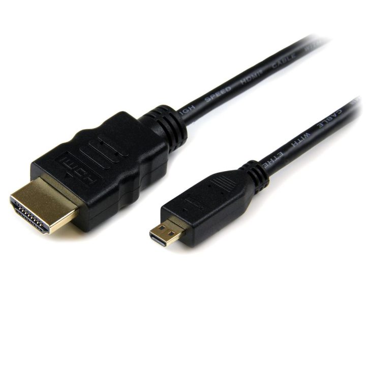 StarTech.com Cable de 50cm Micro HDMI a HDMI con Ethernet - Vídeo de…