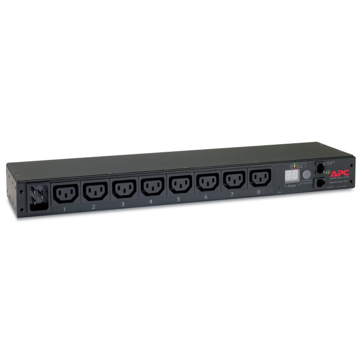 APC AP7821B Power Distribution Unit (PDU) 8 AC Outlets 0U/1U Black
